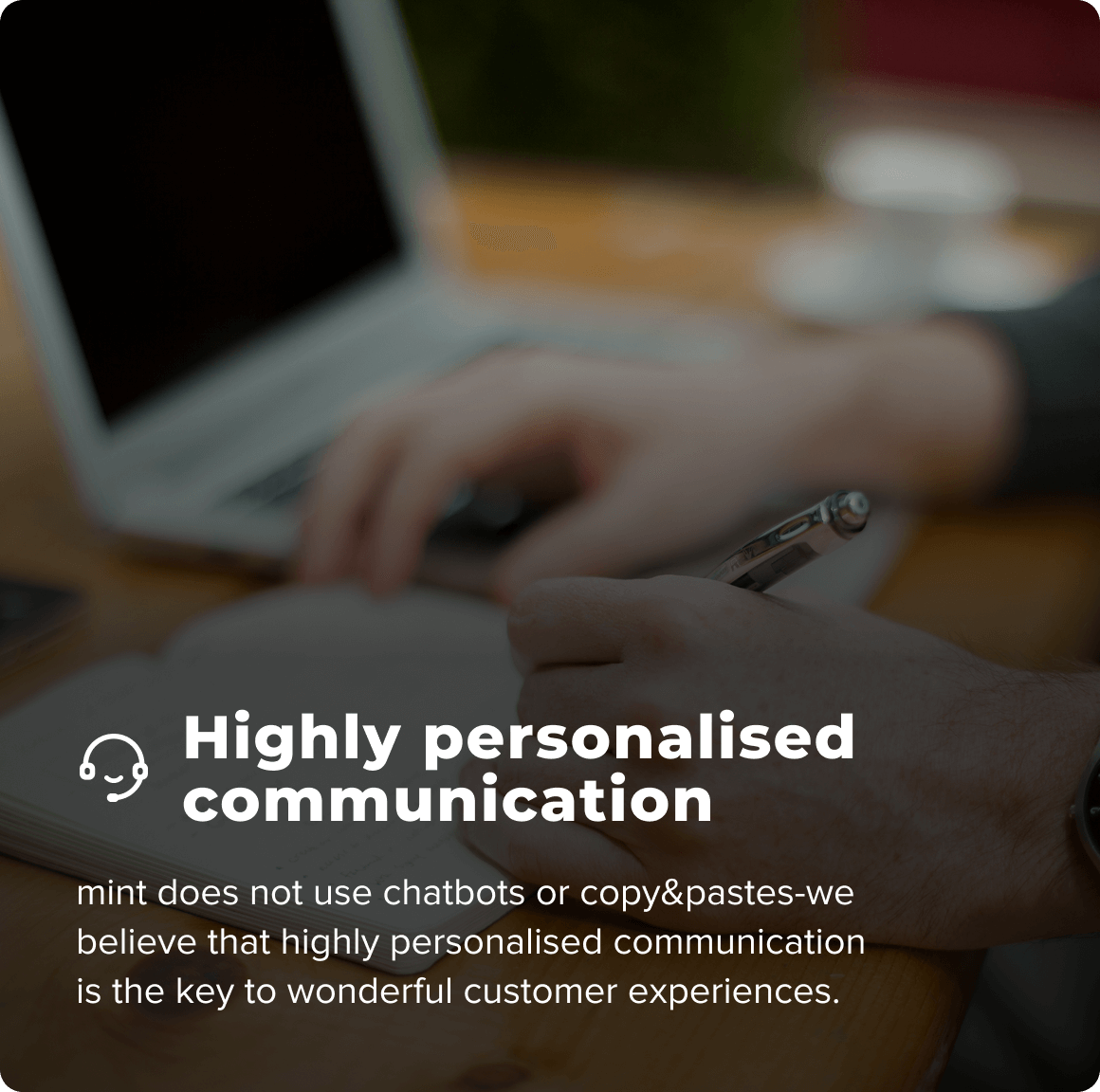 highly personalised communication