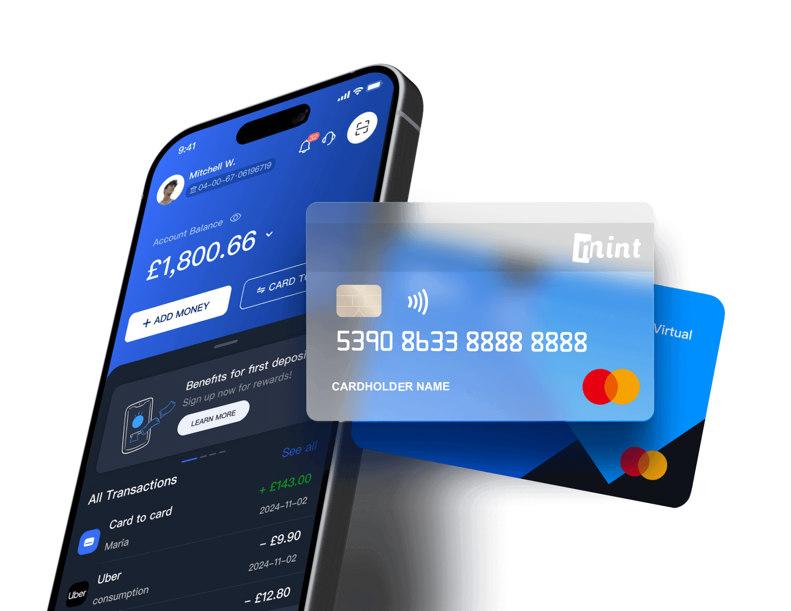 Mint UK Wallet Cards